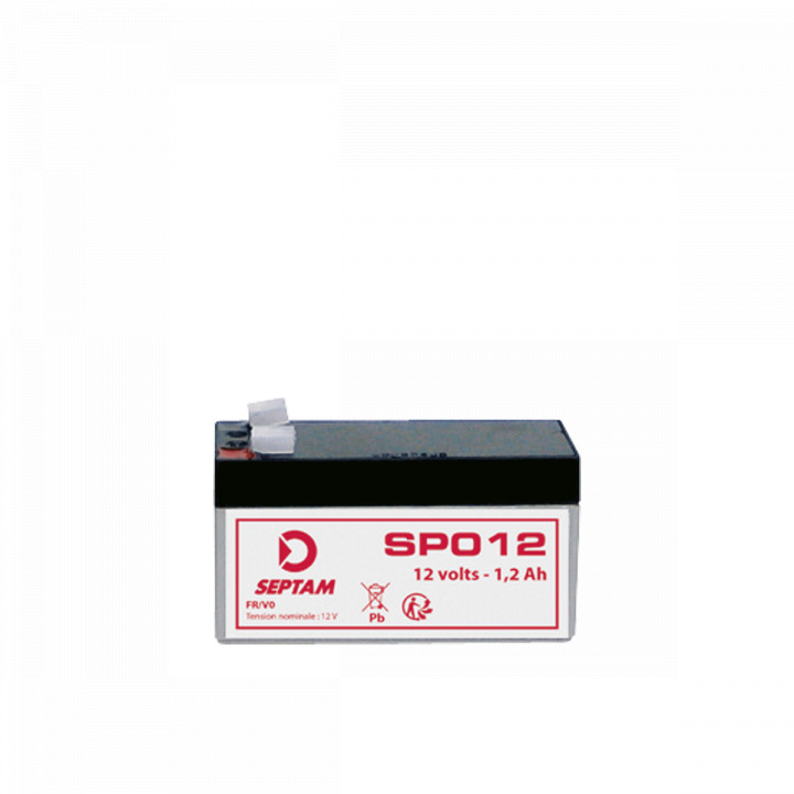 SP012-Batterie 12 V, 1,2 Ah - Emballage individuel