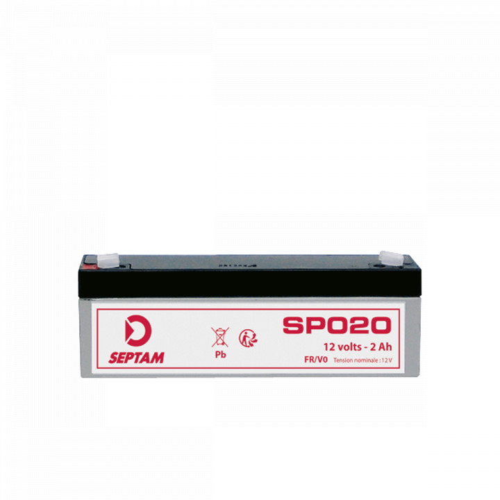 SP020-Batterie 12 V, 2 Ah - Emballage individuel
