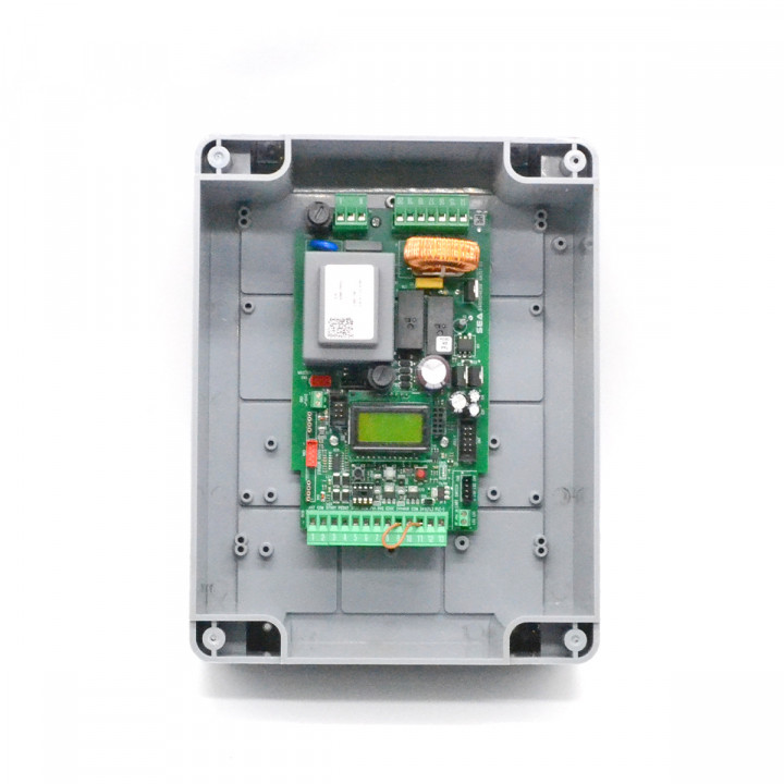 GATE 1 DG - Electronique de commande avec afficheur BINGO, en coffret, pour 1 moteur 230VAC