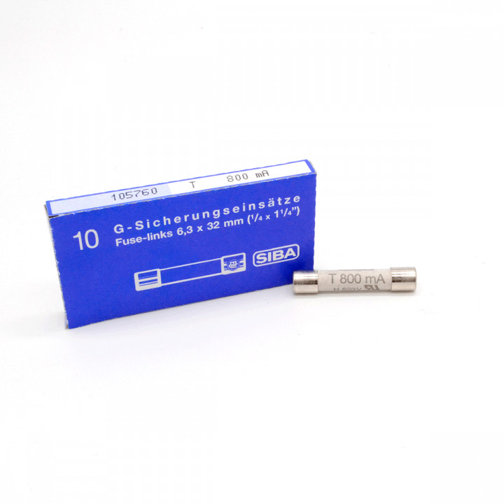 Fusible 6.3x32 Temporisé 500V-800mA