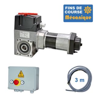 SACL 430E 24TRS+3M+PIC 303-Opérateur de porte sectionnelle max:430kgs, triphasé, secours par debrayage rapide, fins de course mé