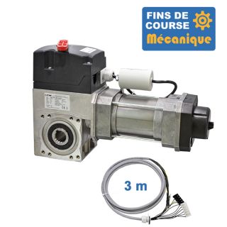 SACL 400E 24TRS+3M-Opérateur de porte sectionnelle max:400kgs, 230V, secours par debrayage rapide, fins de course mécanique avec