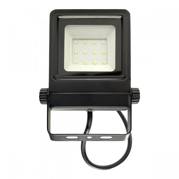 Projecteur à leds 24VDC 10W-5700K avec câble 5m et support mural