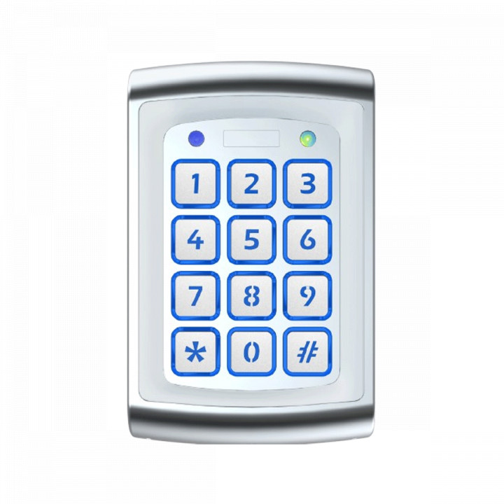 EASYPAD-DT - Clavier+Lecteur de proximité (EM 125KHz), autonome,  utilisateurs, rétro-éclairé, 2 relais, 2m de câble