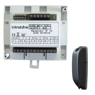 Récepteur HF avec antenne déportée - pose dans un tableau électrique - temps réel