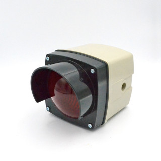Feu rouge de signalisation type routier diametre 120mm sans ampoule