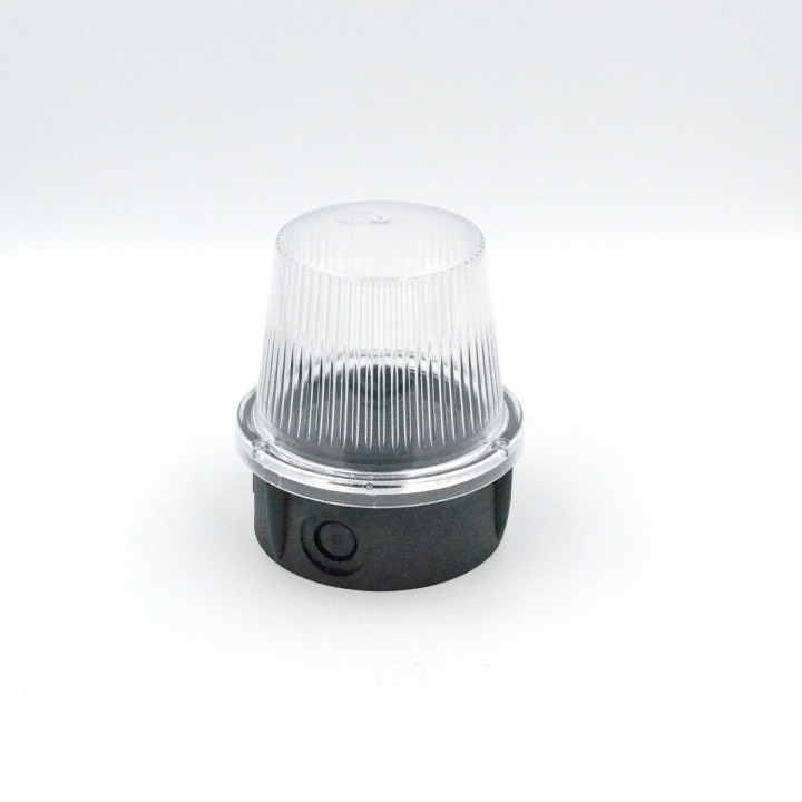Luna blanc transparant fixe-Feu sans ampoule