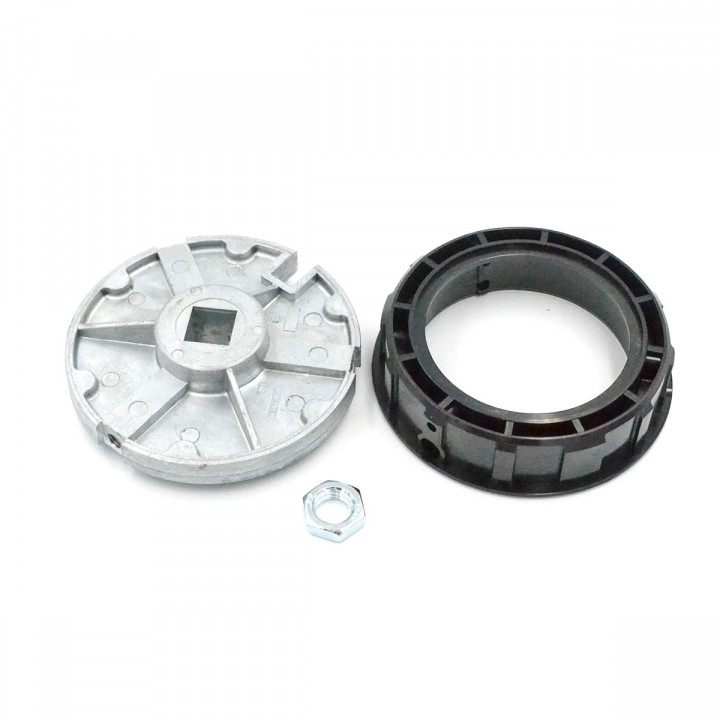 Kit d'adaptation diamètre 127 pour moteur diamètre 80 avec couple 150 à 300Nm