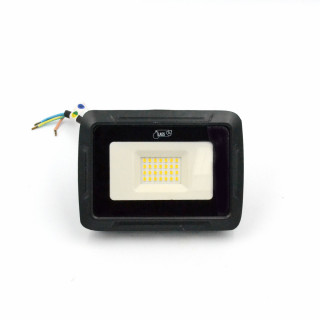 Projecteur à leds 230V 20W-4000K avec câble 0.1m et support mural