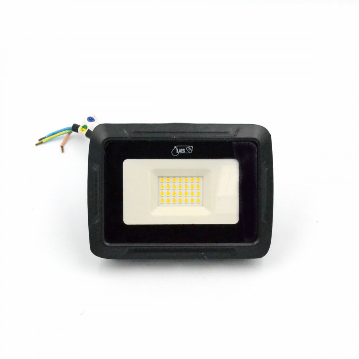 Projecteur à leds 230V 20W-4000K avec câble 0.1m et support mural