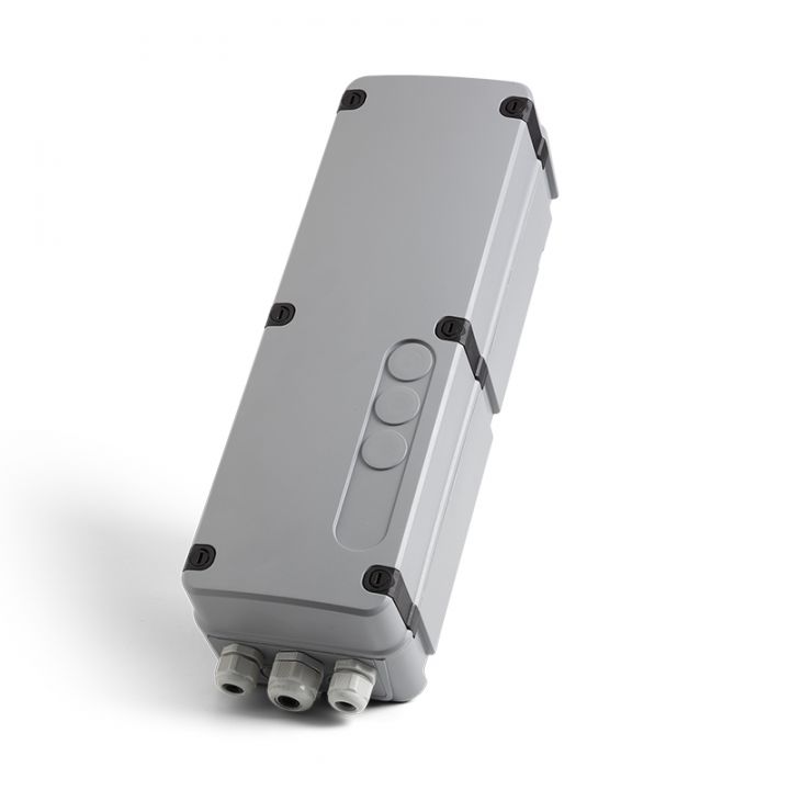 CC242EFAM - Electronique de commande en coffret verticale étroit sans chargeur et batterie pour 2 moteurs BLI