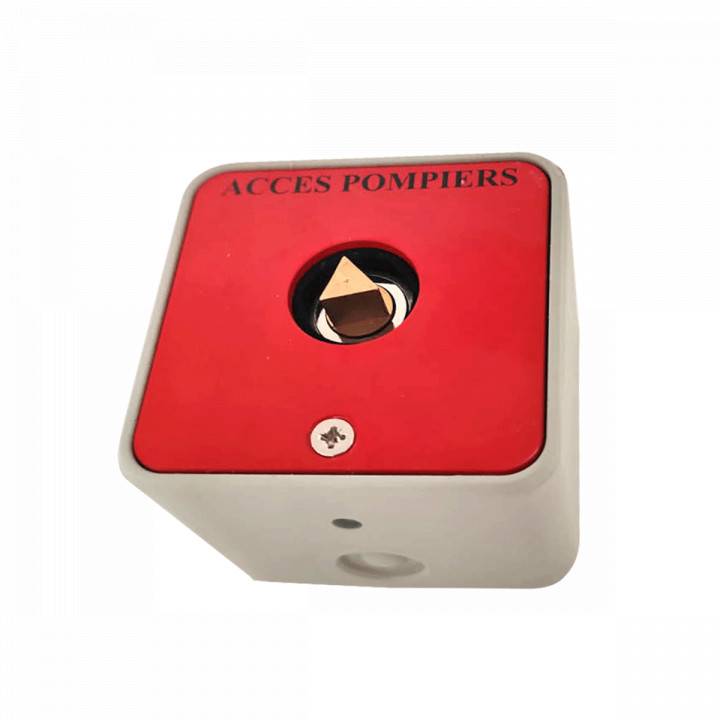 SE APZ 1-2T Contacteur à clé pompier triangle 11mm plastron plat-pose en applique
