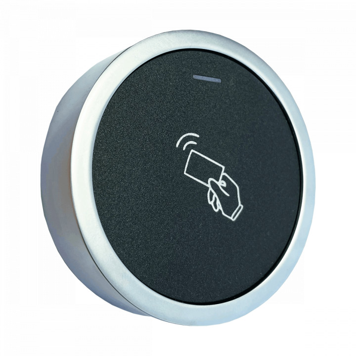 EASYMINI-AV-Lecteur de proximité 125kHz EM autonome pour 990 utikisateurs + 10 visiteurs ou WIEGAND 26 bits pour la commande d'un accès résidentiel, tertiaire ou industriel.