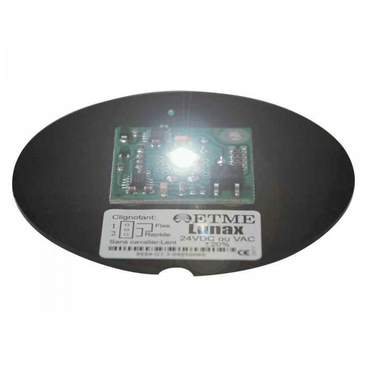 PIC 65 LUNAX 24VAC/DC-Coupelle avec circuit et Led pour remplacement ou modernisation des feux