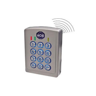 CL-RF Clavier métal 60 codes+lecteur mains-libres-2 relais