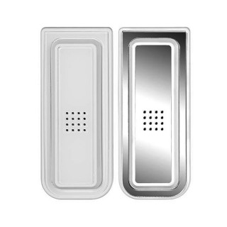 JPEC-Enjoliveur de combiné pour JP4MED & JP4HD avec façade blanche et miroir