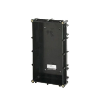 GFB2B-Boîte d'encastrement en ABS noir pour installation de 2 modules GT-