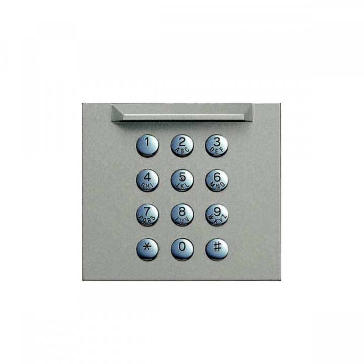 GF10KP-Façade en zamak pour module électronique et de programmation avec clavier GT10K