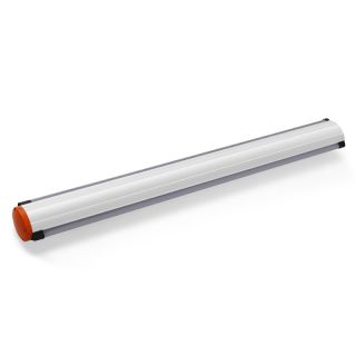 DOM3W-Lisse en aluminium 3M, avec profil caoutchouc antichoc transparent, sans ressort, pour barrière ELDOMS