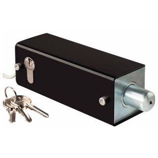 VSC 50-150VB 12V CYL.2-Verrou 1000daN-12VCC avec pêne rondet cylindre double de deverrouillage. Verrouillage hors tension sens