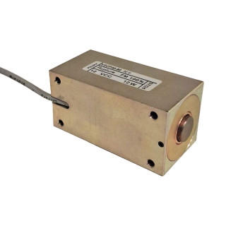 VSCP 40-80VB 12V-Verrou 600daN-12VCC avec pêne plat. Verrouillage sous tension sens vers le bas
