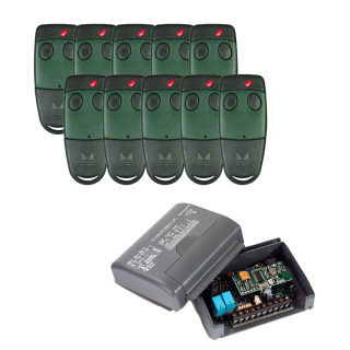 PACK S449 INDUS - 10 télécommandes TXC44922P0 + 1 récepteur RQM449200