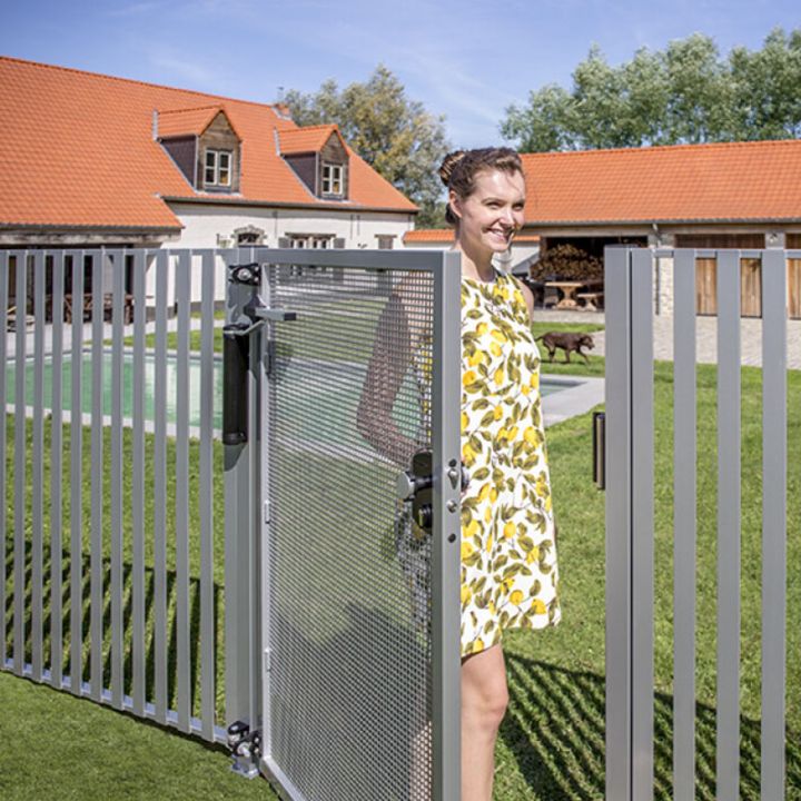 LION-SILV - FERME-PORTAIL HYDRAULIQUE POUR BATTANT 1.1M-75KGS