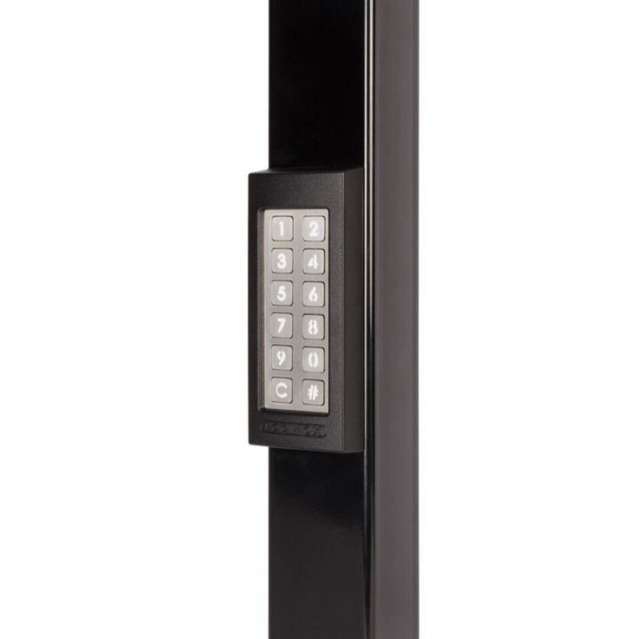 SLIMSTONE-2-SILV - CLAVIER ROBUSTE-100 CODES-2 RELAIS-CHAUFFAGE INTEGR