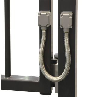 DVK-HD-450 - PASSAGE DE CABLE 450MM AVEC GAINE RENFORCEE-BOITIER ALU.