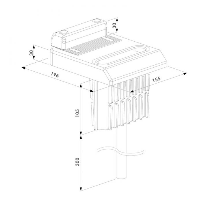 OGS - BUTEE DE SOL REGLABLE A SCELLER