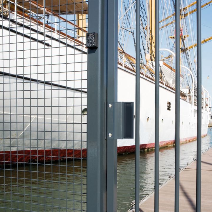 MAGMAG3000-SILV - VENTOUSE ELECTROMAGNETIQUE EN APPLIQUE SANS POIGNEE