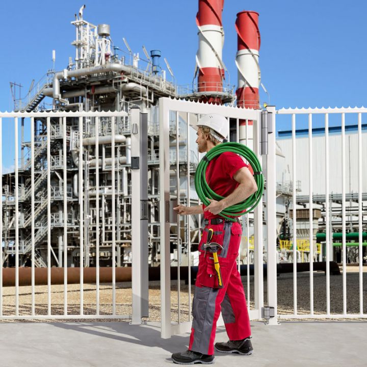 MAG3000-SILV - VENTOUSE ELECTROMAGNETIQUE EN APPLIQUE AVEC POIGNEE