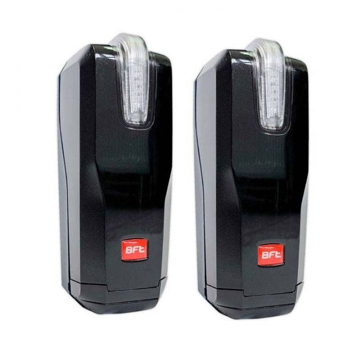 THEA A15 OPF - Paire de cellules IR synchronisé orientable de 40° horizontal et 10° vertical avec feu clignotant intégré. Portée