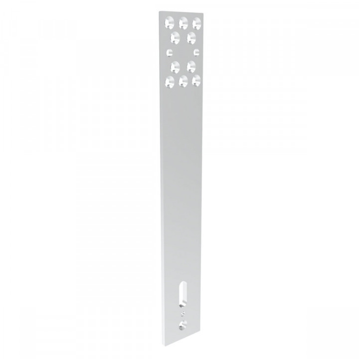 VENUS-ADAPTERPLATE-SILV - Plaque d'adaptation du VENUS pour montage sur mur ou poteau de 60 mm - Silver