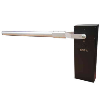 VELA INDUSTRIAL 230V-F - Barrière VELA indus , double fourche, avec carte variateur de fréquence, encodeur et fin de course pour lisse jusqu'à 7,5m