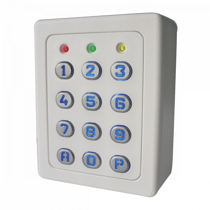 SU2-TME Clavier 12 touches en boitier ABS avec touches metal