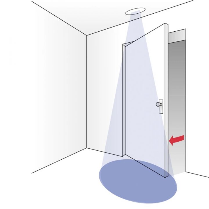 MERKUR 2 ES - Radar de detection de mouvement avec reconnaissance de direction pour porte automatique pour porte turnante,coulis