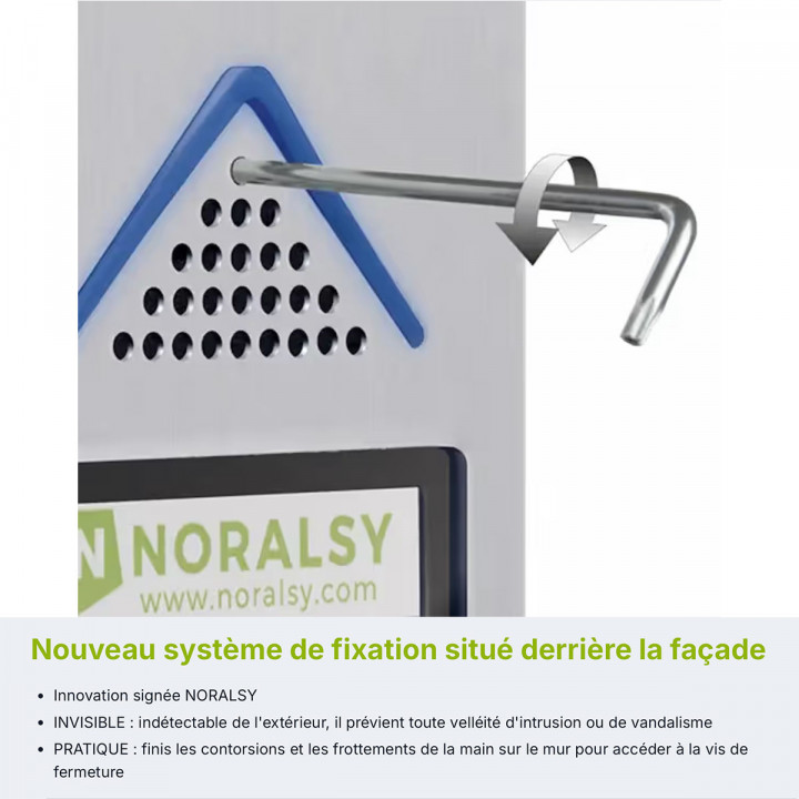 TP4GVP-TAC-10 -Interphone 4G TOUCH CLAVIER VIGIK+ - 10 ans de communications VIDEO illimités - 4 boutons d'appels - 1 à 4 directions  - Finition brossée argent - Pose en encastrement
